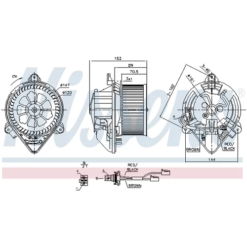 Vnútorný ventilátor 87053 /NISSENS/ - obr. 5