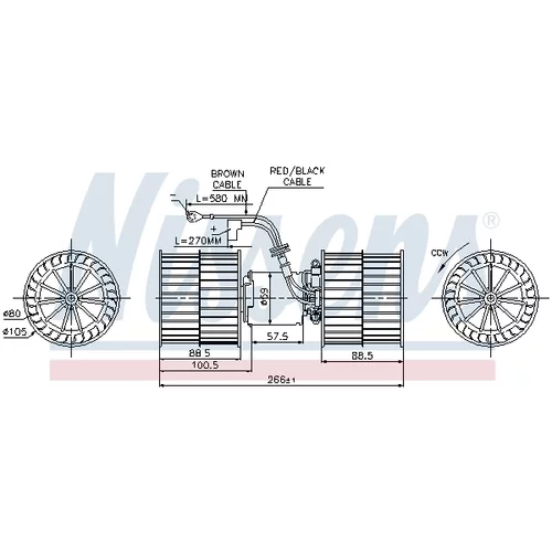 Vnútorný ventilátor 87071 /NISSENS/ - obr. 5