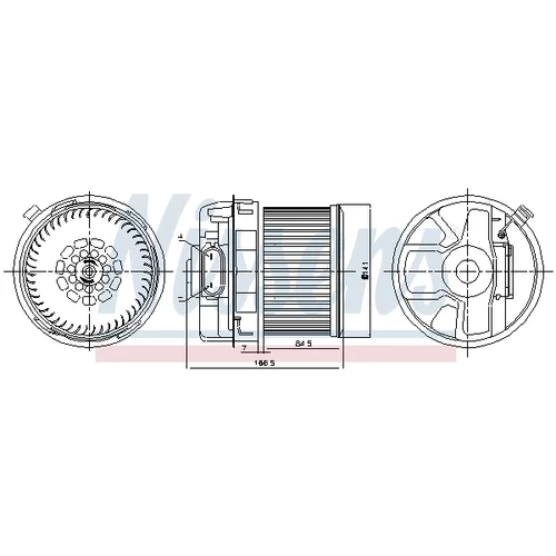 Vnútorný ventilátor 87260 /NISSENS/ - obr. 5