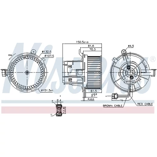 Vnútorný ventilátor 87406 /NISSENS/ - obr. 5