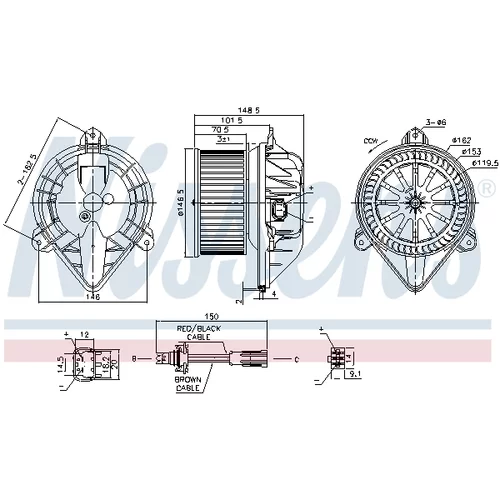 Vnútorný ventilátor 87432 /NISSENS/ - obr. 6