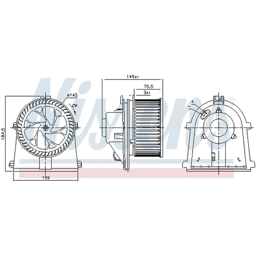 Vnútorný ventilátor 87437 /NISSENS/ - obr. 4