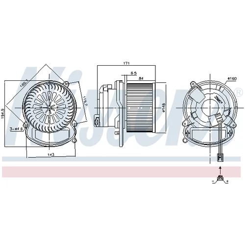 Vnútorný ventilátor 87504 /NISSENS/ - obr. 5