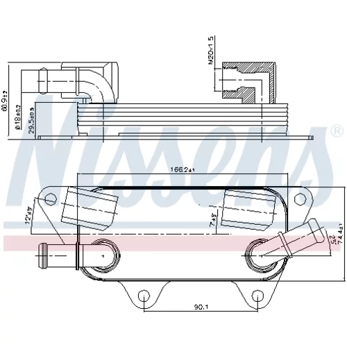 Chladič motorového oleja 90789 /NISSENS/ - obr. 5