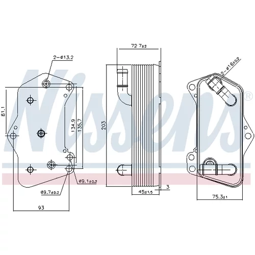 Chladič oleja automatickej prevodovky 91281 /NISSENS/ - obr. 5