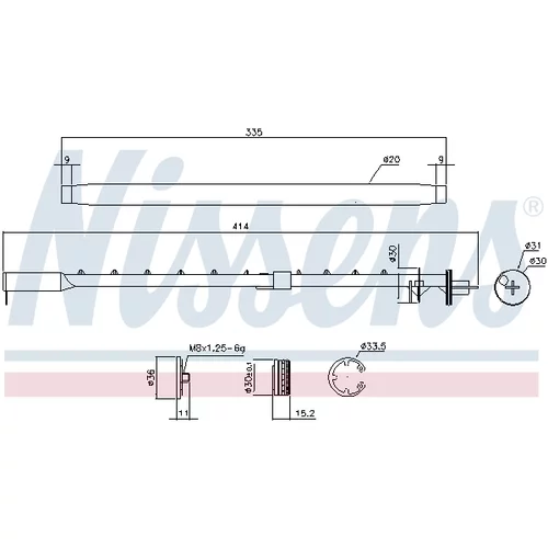 Vysúšač klimatizácie 95580 /NISSENS/ - obr. 5