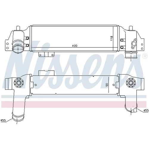 Chladič plniaceho vzduchu 96226 /NISSENS/ - obr. 5