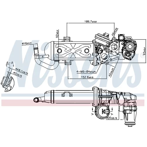 EGR ventil 98178 /NISSENS/ - obr. 8