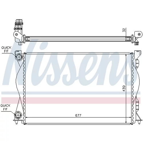 Chladič motora 60235A /NISSENS/ - obr. 6