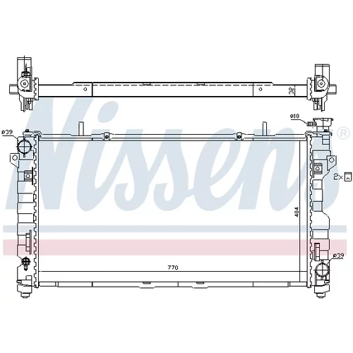 Chladič motora 61025 /NISSENS/ - obr. 1