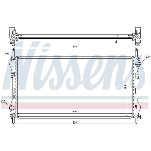 Chladič motora 62043A /NISSENS/ - obr. 4