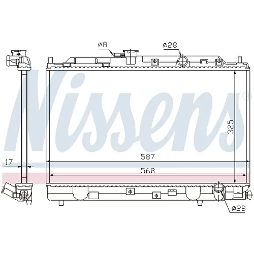 Chladič motora 62269 /NISSENS/ - obr. 4