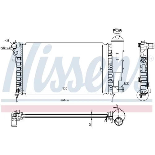 Chladič motora 63537A /NISSENS/ - obr. 5