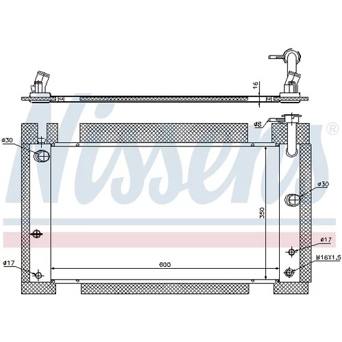 Chladič motora 646809 /NISSENS/ - obr. 5