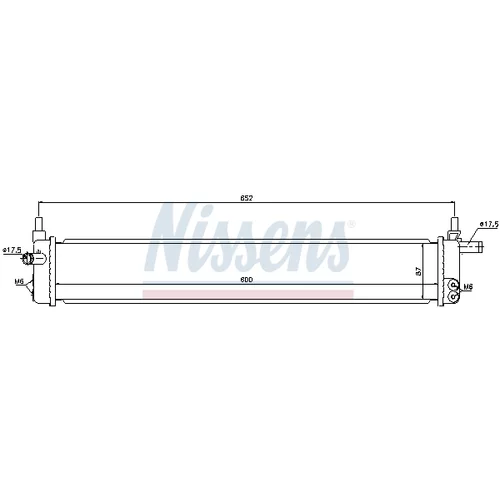 Chladič motora NISSENS 646837