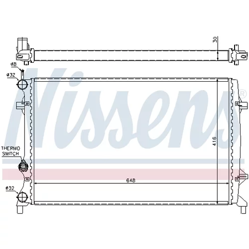Chladič motora 65296 /NISSENS/ - obr. 5