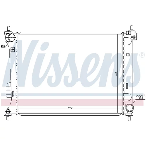 Chladič motora 67609 /NISSENS/ - obr. 4