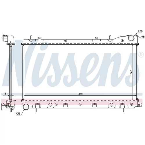 Chladič motora 67706A /NISSENS/ - obr. 4