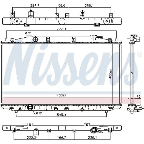 Chladič motora 681373 /NISSENS/ - obr. 4