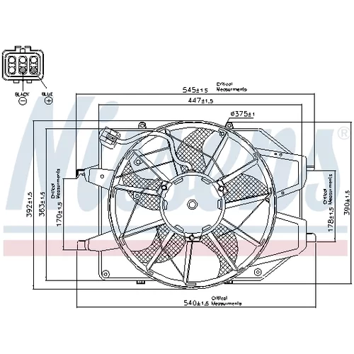 Ventilátor chladenia motora 85217 /NISSENS/ - obr. 5