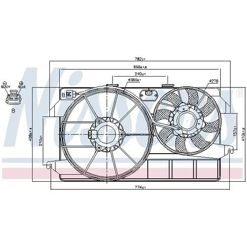 Ventilátor chladenia motora 85264 /NISSENS/ - obr. 6