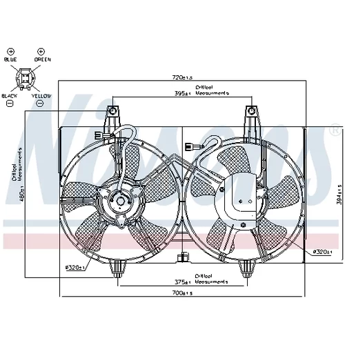 Ventilátor chladenia motora 85280 /NISSENS/ - obr. 5