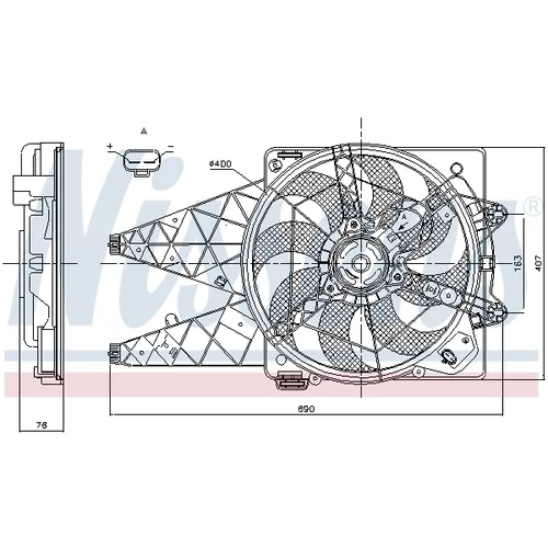 Ventilátor chladenia motora 85881 /NISSENS/ - obr. 5