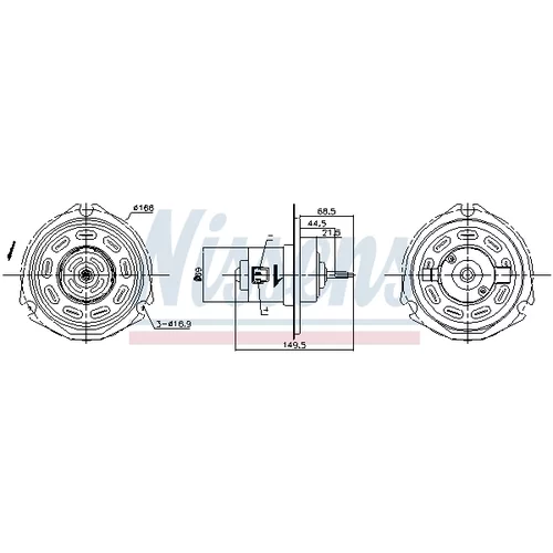 Vnútorný ventilátor 87058 /NISSENS/ - obr. 4