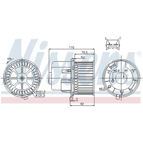 Vnútorný ventilátor 87061 /NISSENS/ - obr. 5