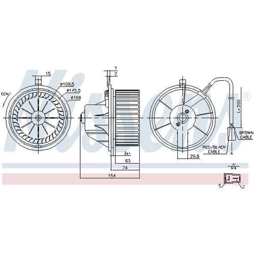 Vnútorný ventilátor 87068 /NISSENS/ - obr. 5