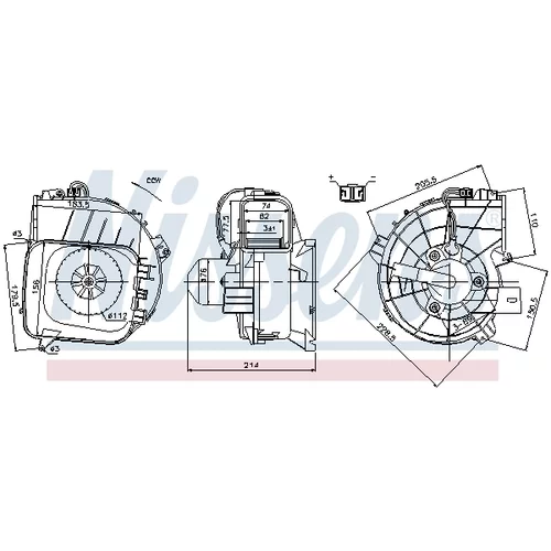 Vnútorný ventilátor 87084 /NISSENS/ - obr. 4