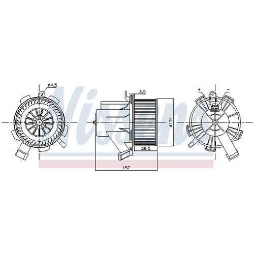 Vnútorný ventilátor 87208 /NISSENS/ - obr. 5