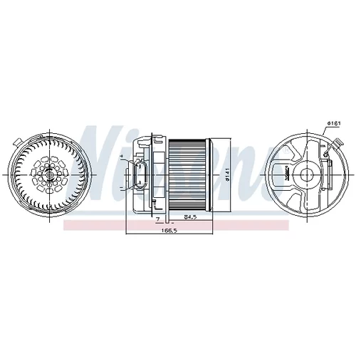 Vnútorný ventilátor 87352 /NISSENS/ - obr. 5