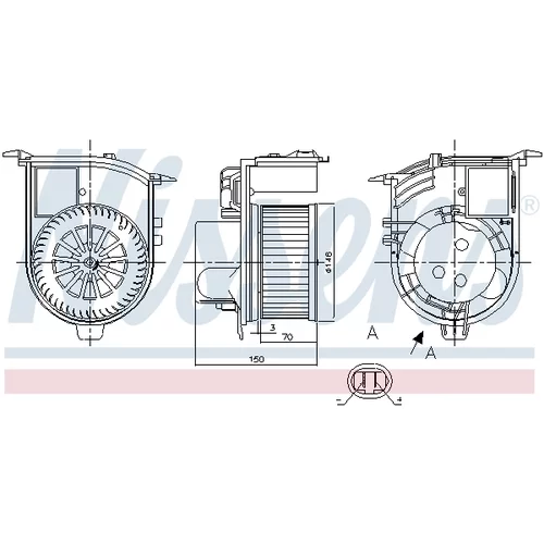Vnútorný ventilátor 87398 /NISSENS/ - obr. 5