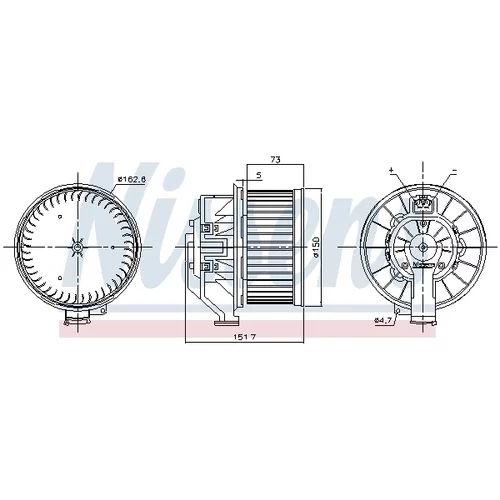 Vnútorný ventilátor 87493 /NISSENS/ - obr. 5