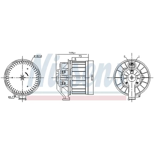 Vnútorný ventilátor 87646 /NISSENS/ - obr. 4