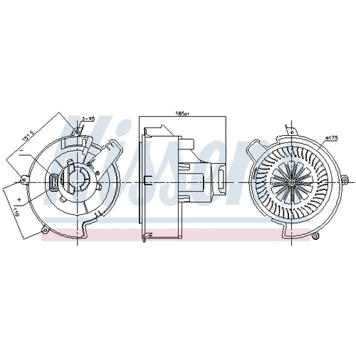 Vnútorný ventilátor 87707 /NISSENS/ - obr. 5