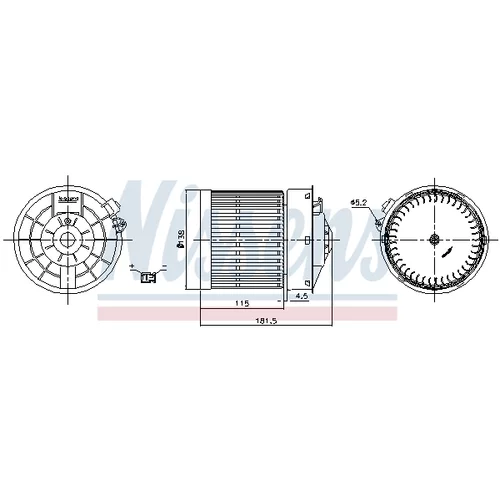 Vnútorný ventilátor 87722 /NISSENS/ - obr. 5