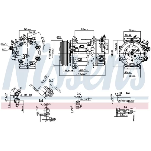 Kompresor klimatizácie 890744 /NISSENS/ - obr. 9