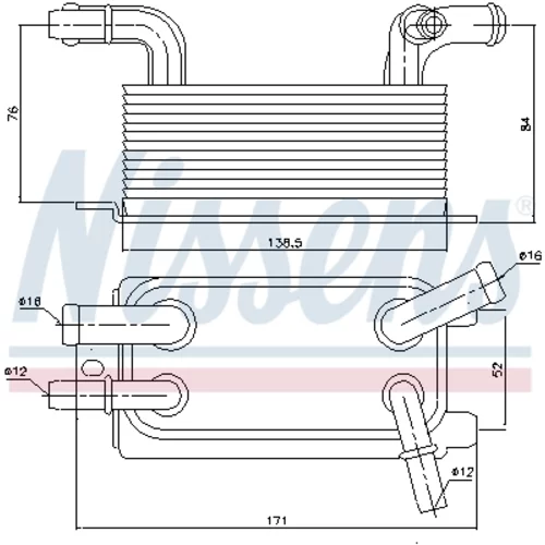 Chladič oleja automatickej prevodovky 90642 /NISSENS/ - obr. 5