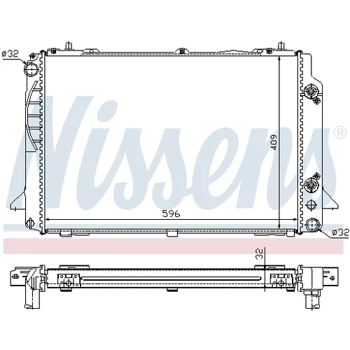 Chladič motora 60469A /NISSENS/ - obr. 5