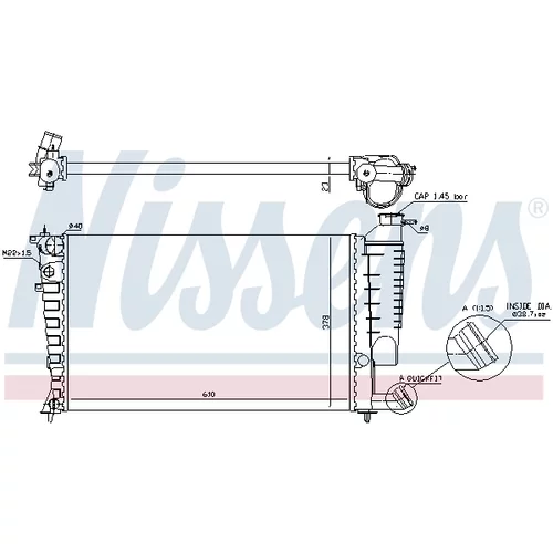 Chladič motora 61313A /NISSENS/ - obr. 5