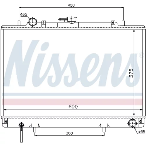 Chladič motora 62809 /NISSENS/ - obr. 4
