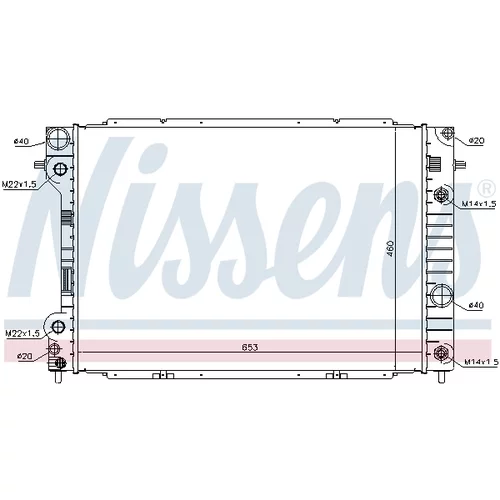 Chladič motora 63075 /NISSENS/ - obr. 4