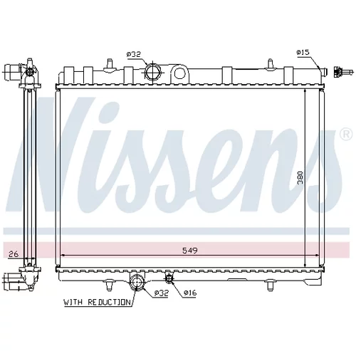 Chladič motora 63744A /NISSENS/ - obr. 6
