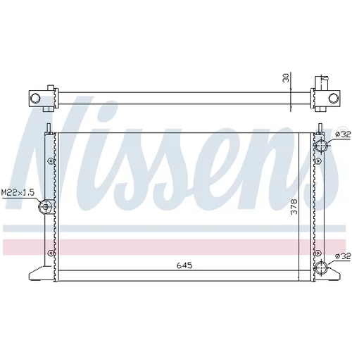 Chladič motora 63991 /NISSENS/ - obr. 4