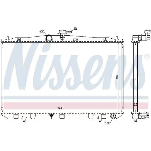 Chladič motora 646833 /NISSENS/ - obr. 4