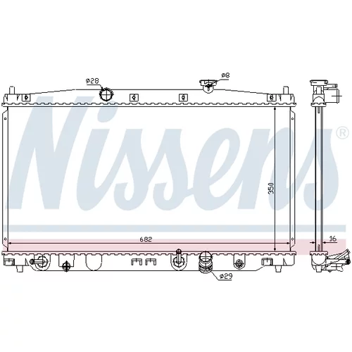 Chladič motora 68149 /NISSENS/ - obr. 5