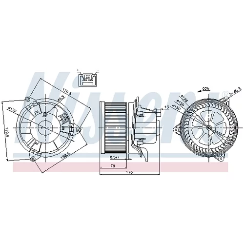 Vnútorný ventilátor 87027 /NISSENS/ - obr. 5