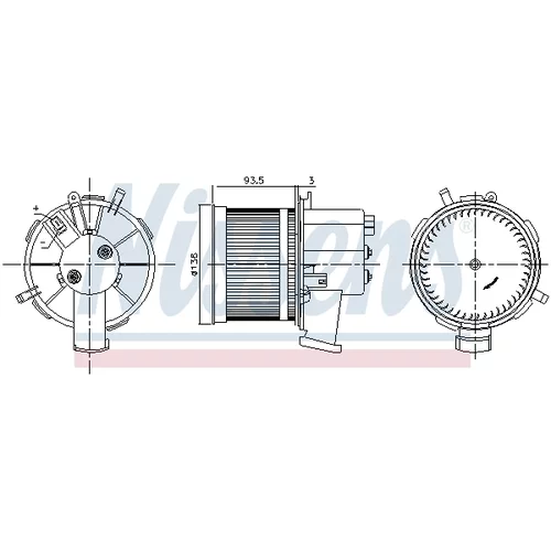 Vnútorný ventilátor 87303 /NISSENS/ - obr. 5